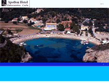 Tablet Screenshot of corfu-apollon-hotel.com